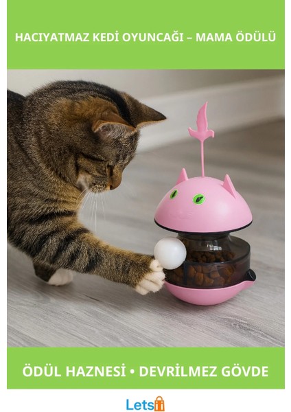 Mama Ödüllü Hacıyatmaz Kedi Oyuncağı Eğlenceli Oyun