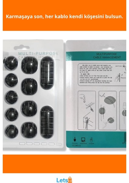 Kablo Düzenleyici Silikon 16 Parça Set Ev Ofis Kullanımı fiyatları