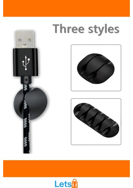 Kablo Düzenleyici Silikon 16 Parça Set Ev Ofis Kullanımı indirimleri