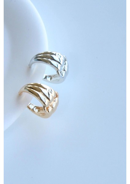 Çoklu Görünüm Kadın Sıkıştırmalı Earcuff Kıkırdak Küpe Gümüş modelleri