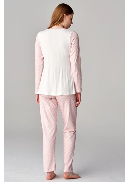 Feyza 4677 3'lü Lohusa Pijama Takımı modelleri