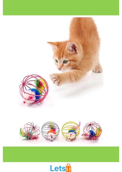 Hareketli Kedi Oyuncağı Mini Peluş Fareli 6 cm fırsatları