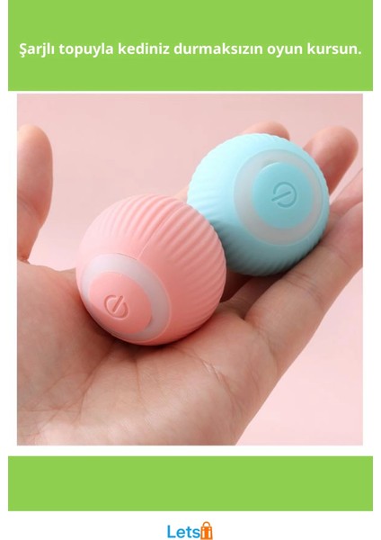 Şarjlı Etkileşimli Kedi Köpek Oyun Topu Güvenli ve Eğlenceli fiyatları
