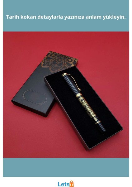 Osmanlı Temalı Kalem Şık Metal Tasarım Roller Kalem fiyatları