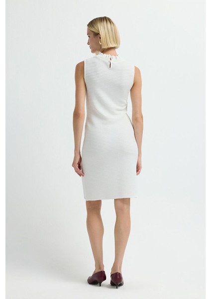 Garnili Kolsuz Triko Elbise Kemik 12445596000