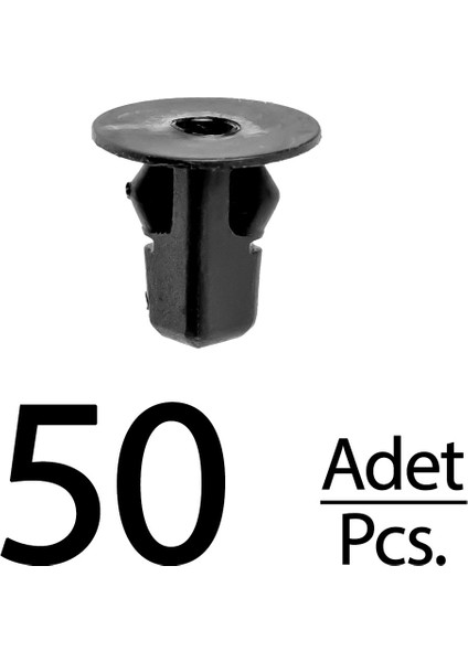 Toyota ve Lexus Için Çamurluk Etek Klips- 50 Adet