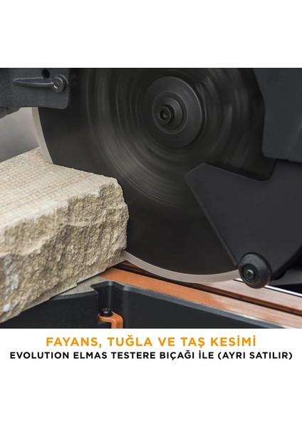 053-0003B R255SMS-DB+ Çift Eğimli Kızaklı Bileşik Gönye Kesme Makinesi, 255MM fiyatları