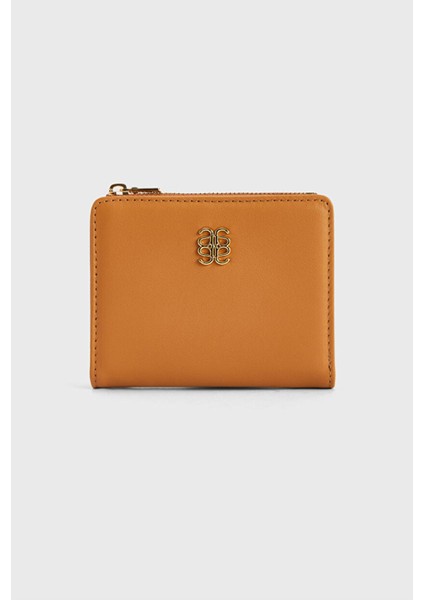 Deri Fermuarlı Cüzdan Camel 12045825000