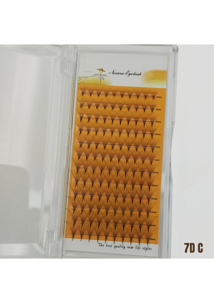 7d Hazır Demet Ipek Kirpik 0.07 C Kıvrım 8-15MM Mix Kutu fiyatları