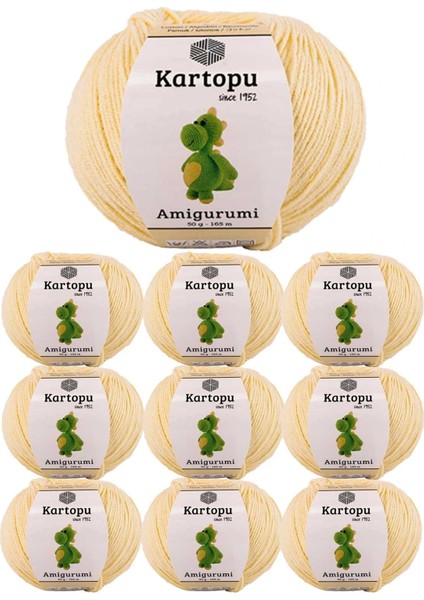 10 Adet Amigurumi El Örgü Ipi 50GR 331