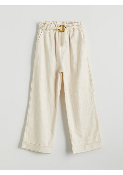 Yeni Sezon Beli Lastikli Kız Çocuk Pantolon modelleri