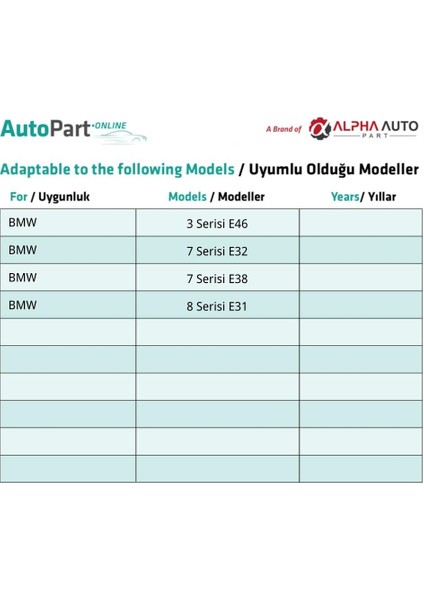 Bmw Için Kapı Döşeme Klips- 50 Adet indirimleri