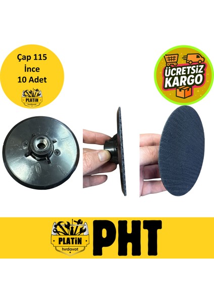 Pht 115MM Cırt Zımpara Altlığı Ince ( 10 Adet ) PLT28001155