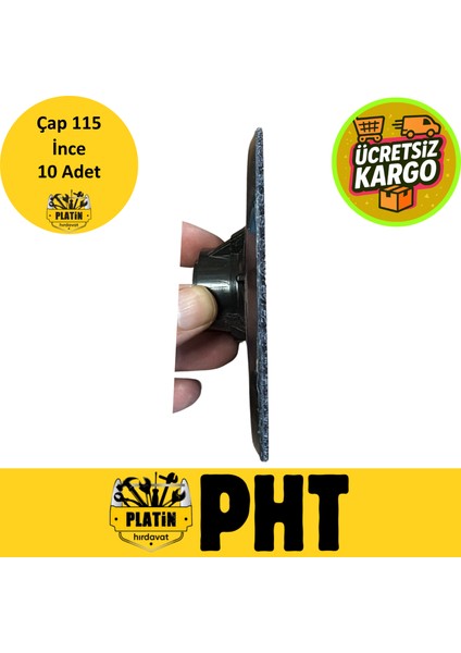 Pht 115MM Cırt Zımpara Altlığı Ince ( 10 Adet ) PLT28001155 fiyatları