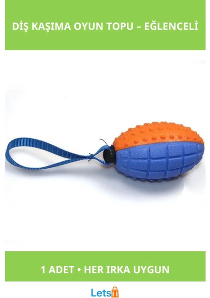 Diş Temizleyici Eğlenceli Köpek Diş Kaşıma Oyun Topu