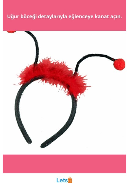 Çocuklar Için Uğur Böceği Temalı Şık ve Eğlenceli Taç fiyatları