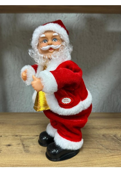 Dans Eden Noel Baba, Twerk Atan Noel Baba Müzikli, Hareketli Noel Baba, Yılbaşı Oyuncak, Yılbaşı Dekor Süsleme 28CM
