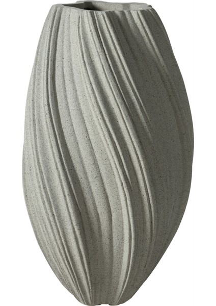 Spıral Vazo Bej 30X52CM