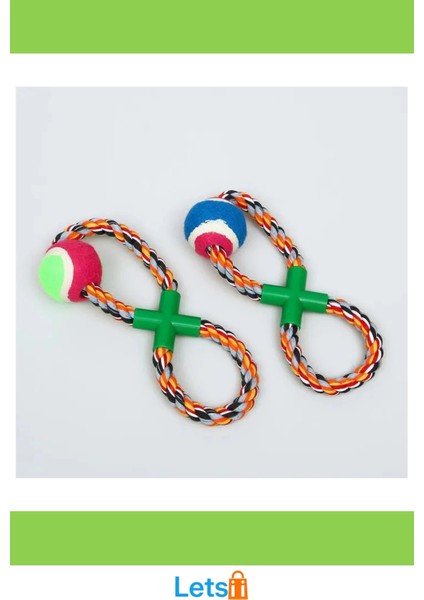 Ipli Çiğneme Dayanıklı Köpek Oyun Topu 45 cm modelleri