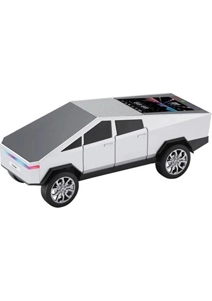 D68 Cyber Model Araba Tasarımlı Bluetooth Hoparlör 15W Güçlü Ses Rgb LED /tws/usb Beyaz fiyatları