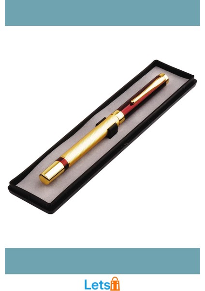 Kutulu Kırmızı Gold Tasarım Roller Kalem Estetik ve Şık Yazım Deneyimi modelleri