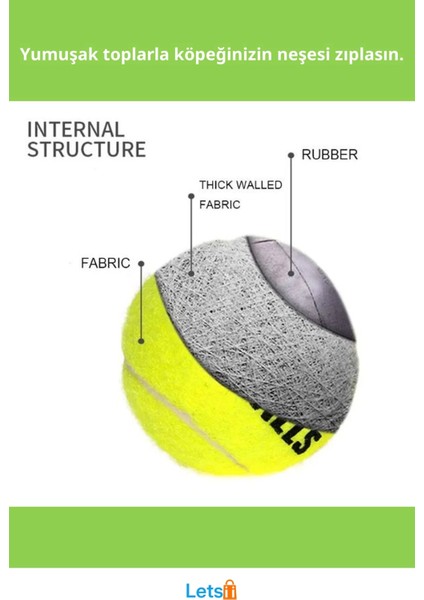 Orta ve Iri Irk Köpekler Için Yumuşak Oyun Topu 4 Adet 6 cm fiyatları