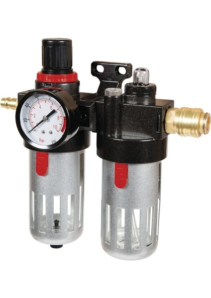 Hava Filtresi – Regülatör – Yağlayıcı Ünitesi (R 3/8") | Air Filter Regulator Lubricator – Kompresör Aksesuarı