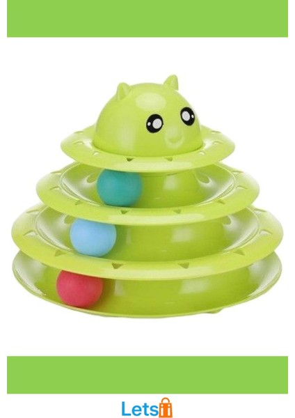 3 Katlı Kedi Oyuncağı Eğlenceli Turntable Kedi Oyunu modelleri