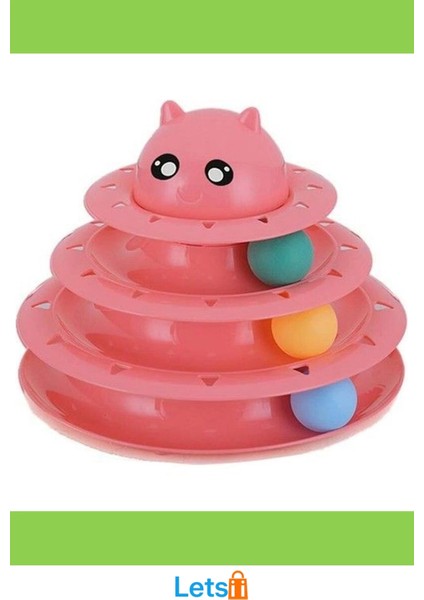 3 Katlı Kedi Oyuncağı Eğlenceli Turntable Kedi Oyunu fırsatları