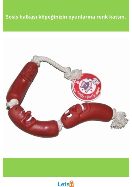 Enerji Atan Köpekler Için Eğlenceli Sosis Oyuncak fiyatları