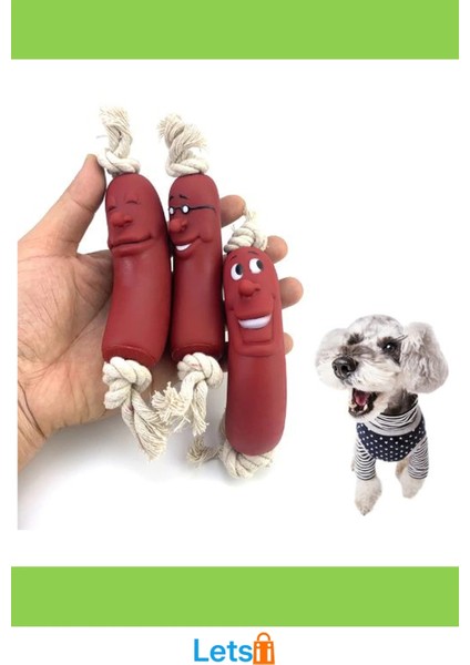Enerji Atan Köpekler Için Eğlenceli Sosis Oyuncak modelleri