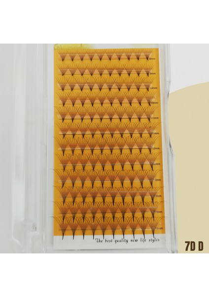 7d Hazır Demet Ipek Kirpik 0.07 D Kıvrım 8-15MM Mix Kutu fiyatları