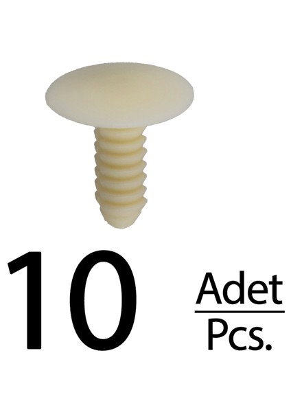 Fiat Ducato Için Döşeme Klips-Krem - 10 Adet