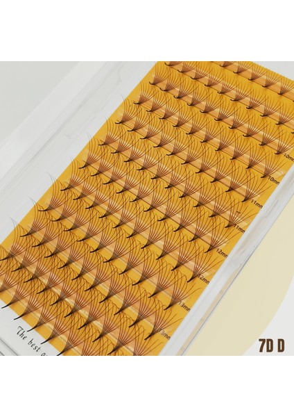 7d Hazır Demet Ipek Kirpik 0.07 D Kıvrım 8-15MM Mix Kutu fırsatları