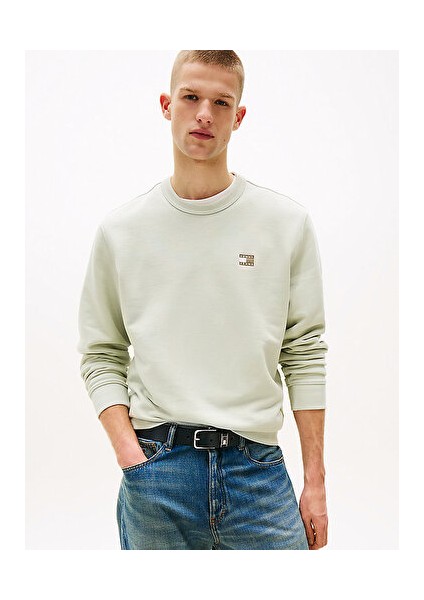 Erkek Yeşil Triko Sweatshirt