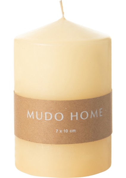 Sütun Mum Krem 7X10CM