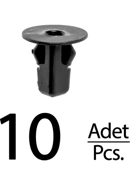 Toyota ve Lexus Için Çamurluk Etek Klips- 10 Adet