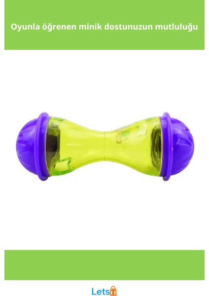 Interaktif Kedi Ödül Mamalı Eğlenceli Oyuncak Mor Yeşil fiyatları