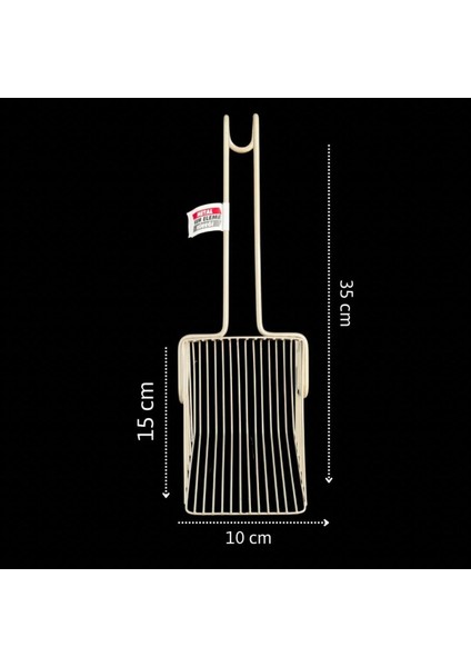 Paslanmaz Metal Kedi Köpek Kum Temizleme Küreğ