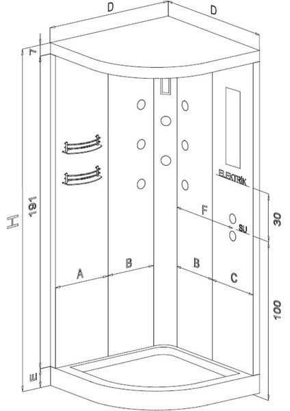 Aqua Tekne Üzeri Oval Tekne Üzeri Kompakt Sistem modelleri