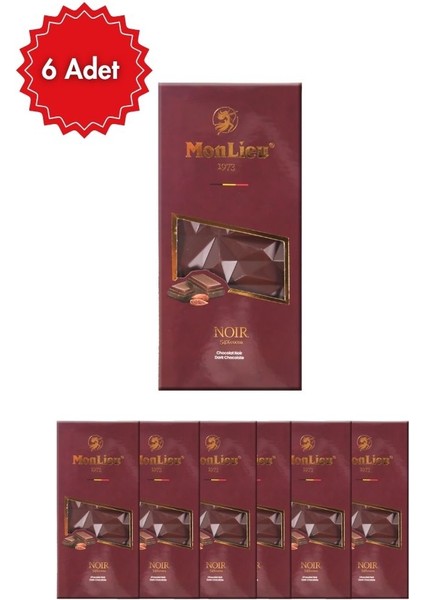 Premium Bitter Çikolata 6'lı Avantaj Paketi