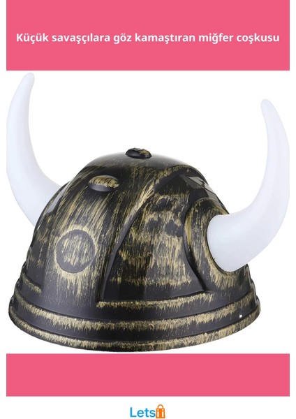 Altın Renk Viking Asteriks Başlığı Eğlenceli Aksesuar fiyatları