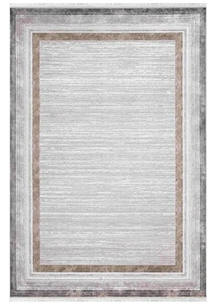 Nüans 1045 Vizon Akrilik Modern Yumuşak Dokuma Salon Mutfak Yolluk Oturma Odası Halısı