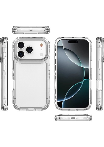 iPhone 17 Pro Için Şeffaf Telefon Kılıfı, Darbeye Dayanıklı Tpu ve Pc Hibrit Şeffaf Kılıf (Yurt Dışından) fırsatları