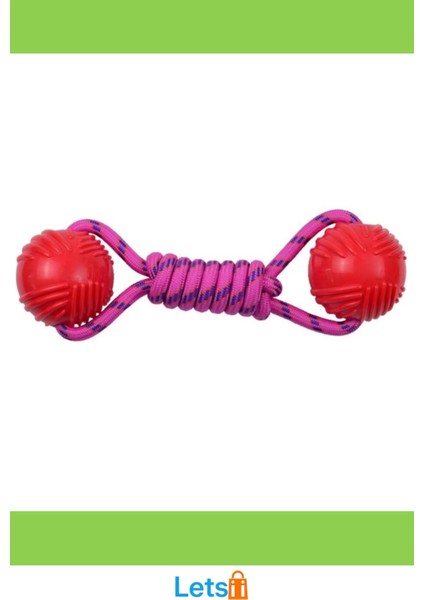 Dayanıklı Kauçuk Toplu Eğlenceli Köpek Oyuncağı Çiğneme ve Fırlatma Içi Ip fırsatları