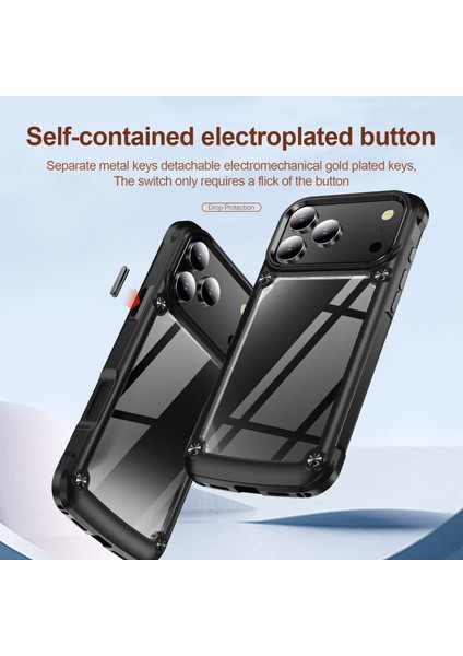 iPhone 17 Pro Kılıfı, Hibrit Şeffaf Pc Sağlam Tpu Tampon Darbeye Dayanıklı Koruyucu Kılıf iPhone 17 Pro Siyah (Yurt Dışından) fiyatları