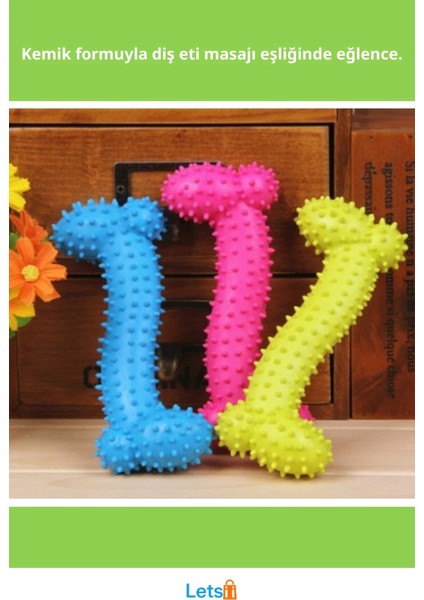 Kemik Şeklinde Dayanıklı Köpek Diş Kaşıma Oyuncağı fiyatları