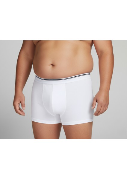 Erkek Boxer Pamuklu Cotton Elastan 3'lü Paket Ekstra Esnek Slim Fit - Berrak modelleri