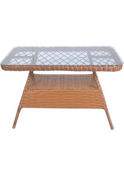 Atlantik Bahçe Mobilyası Balkon & Teras & Kış Bahçesi 4'lü (2+1+1+70*120 Masa) fırsatları