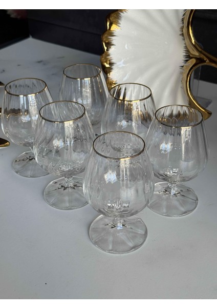 Carino Gold 6'l Kahve Yanı Su KADEH(110ML)